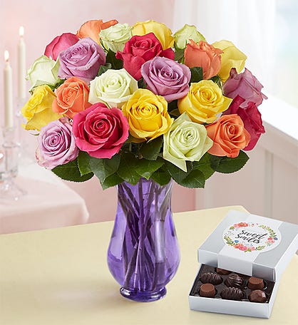 Two Dozen Assorted Roses